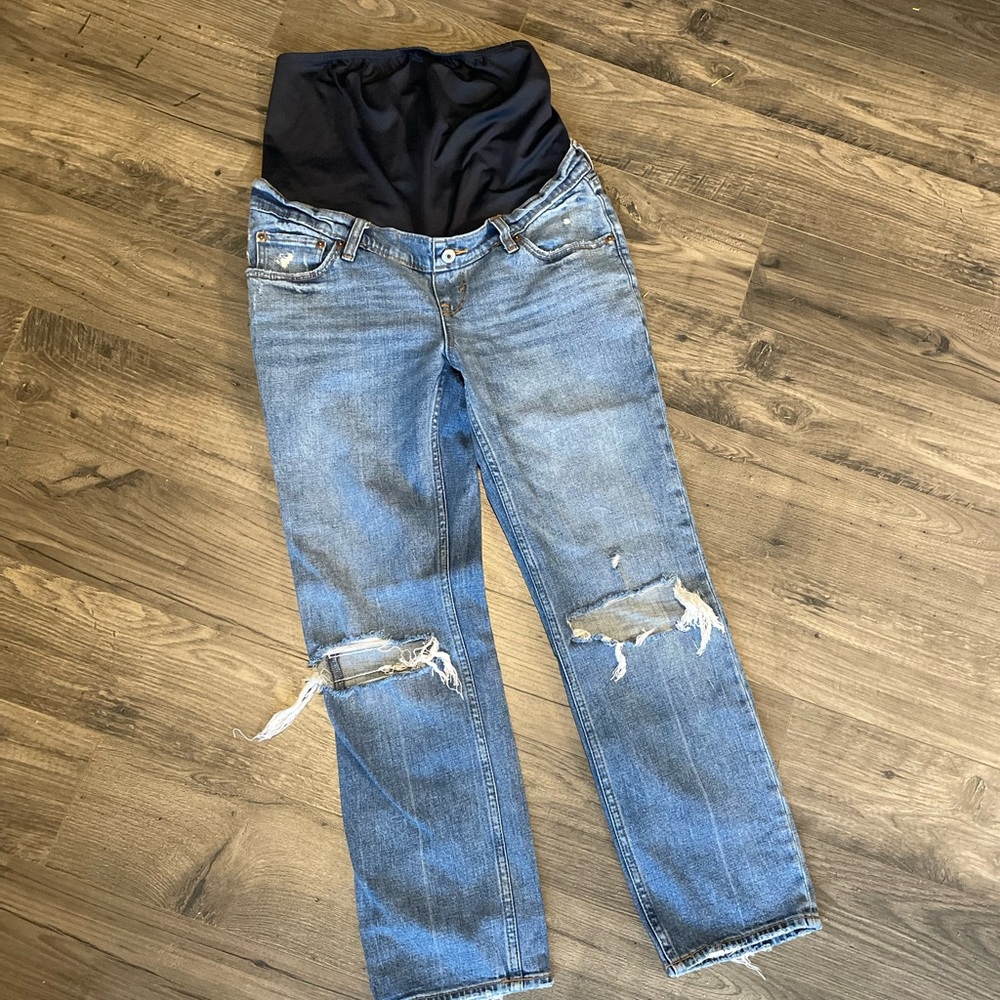 Abercrombie & Fitch Maternity Jeans with over belly Waistband